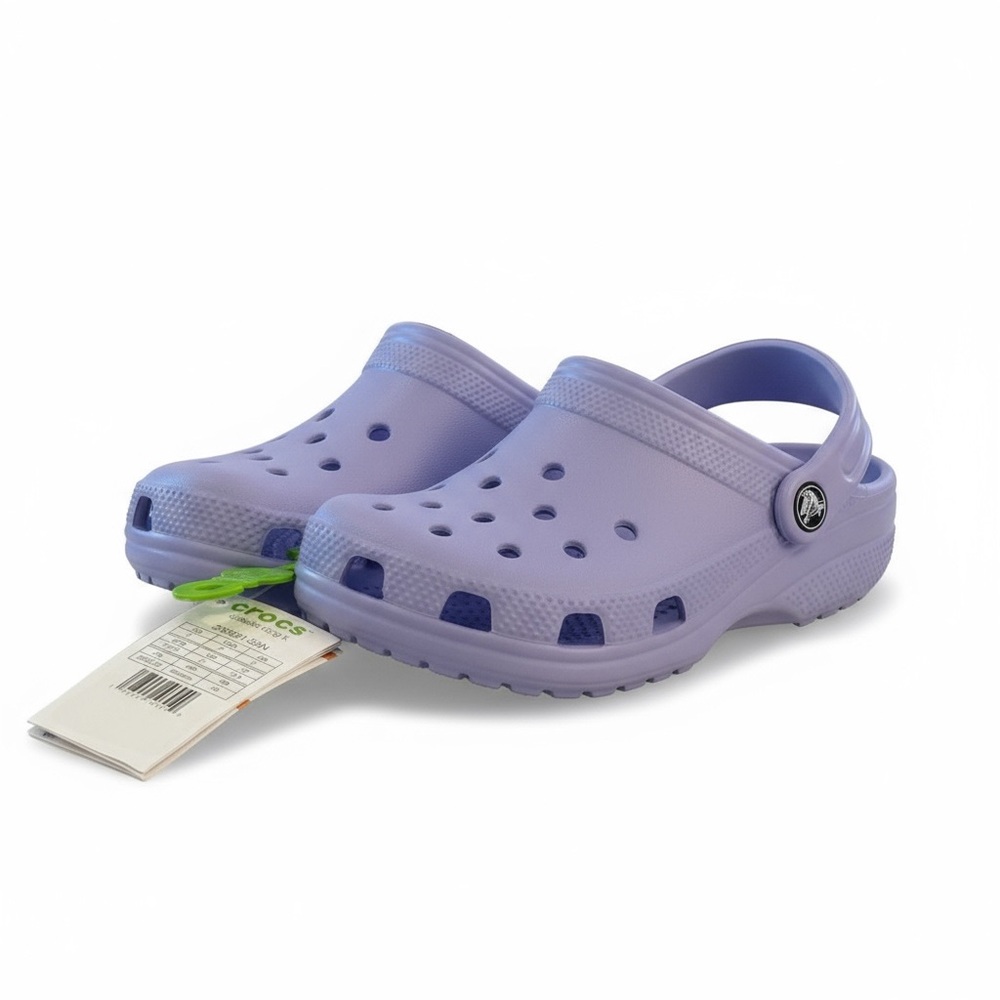 Crocs Classic Clogs for Kids - Mystic‎ Purple (Size J1)
